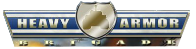Heavy Armor Brigade title screen for Nintendo DS